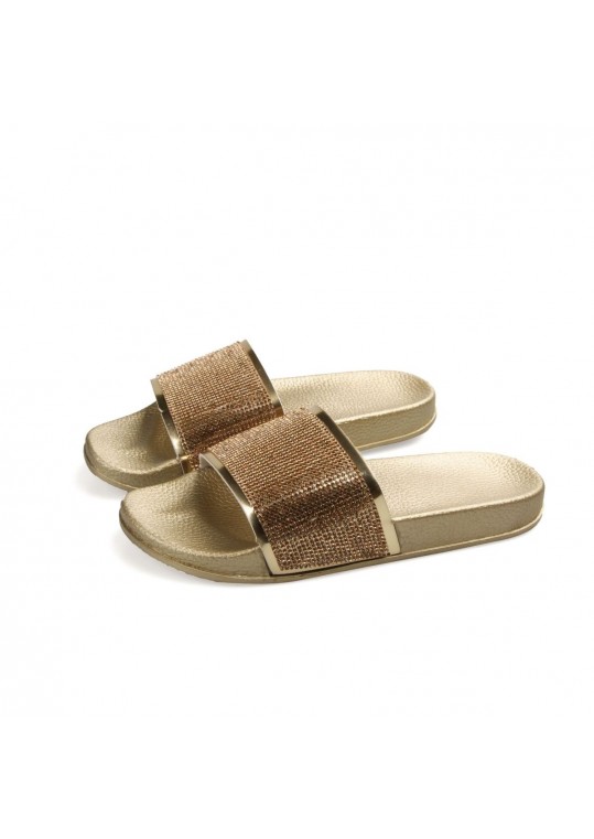 Women Fashion Rhinestone Flat 